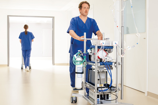 Two nurses during work
