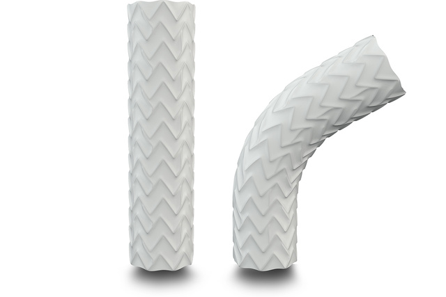 Balloon expandable covered stent.