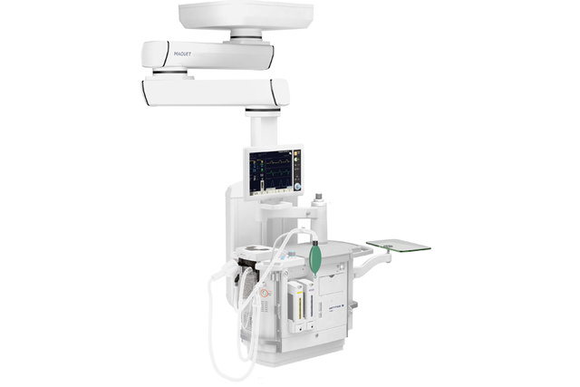 Flow-i ceiling mounted anesthesia machine