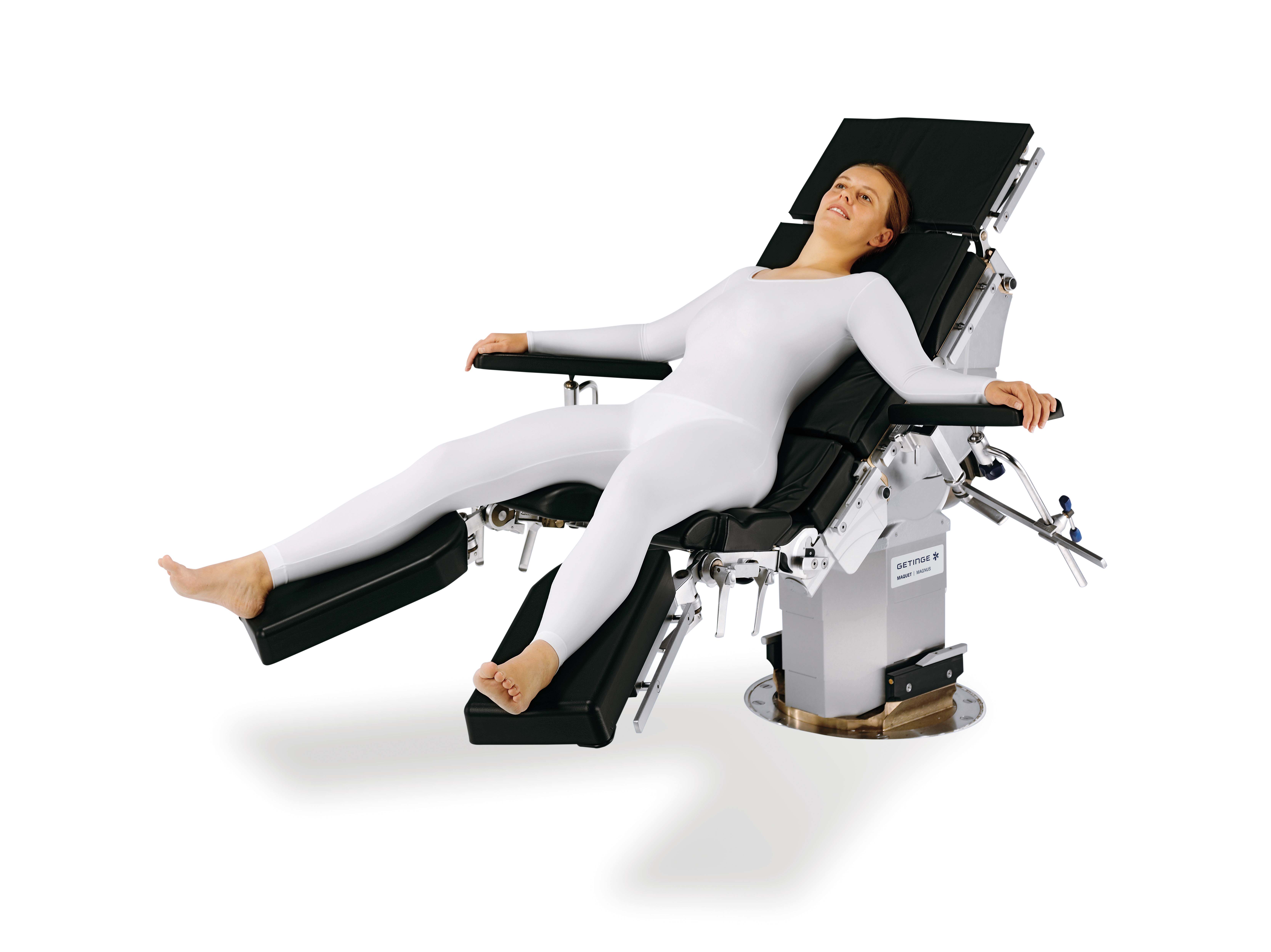 Position with optimised gravity, e. g. for bariatric surgery
