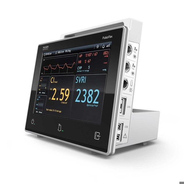 Use different hemodynamic monitoring technologies with PulsioFlex's expandable modular design or as stand-alone monitor.