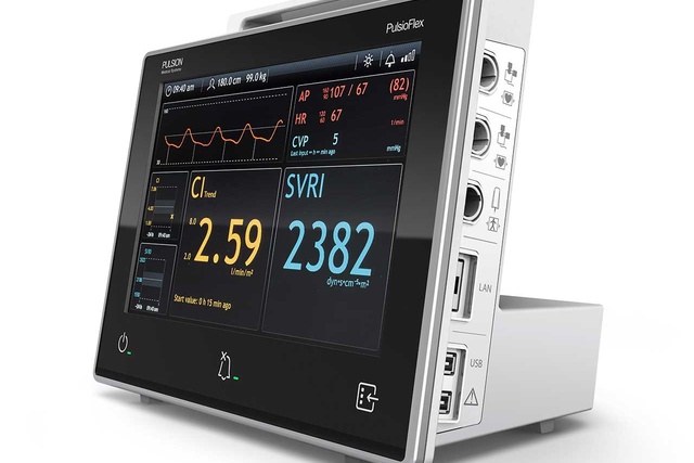 Use different hemodynamic monitoring technologies with PulsioFlex's expandable modular design or as stand-alone monitor.