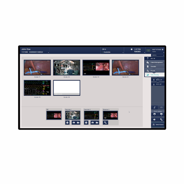 Tegris routing-view on monitor
