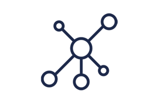 Icon to symbolize integration and connectivity