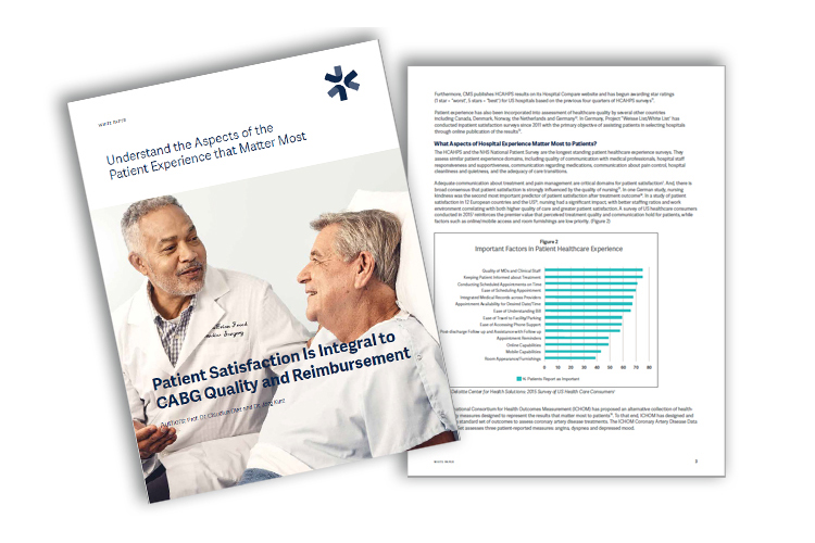 Patient Satisfaction Is Integral to CABG Quality and Reimbursement